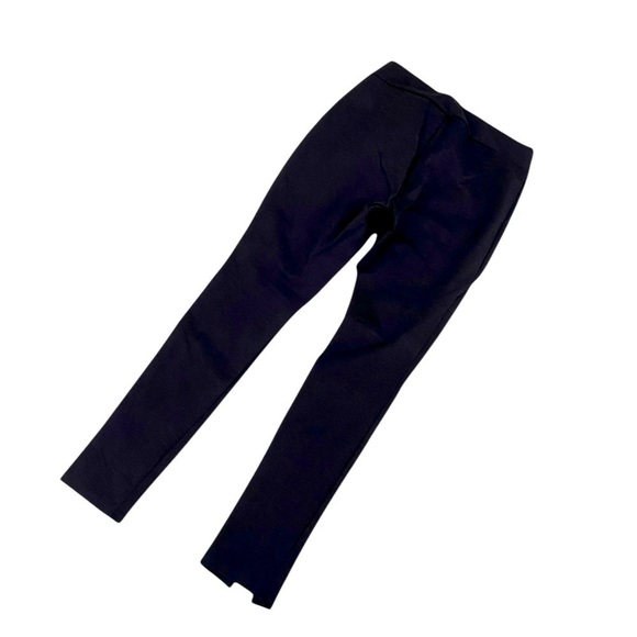 Steve Madden black pull on pants split leg high waisted seamed pants size medium - Picture 2 of 6